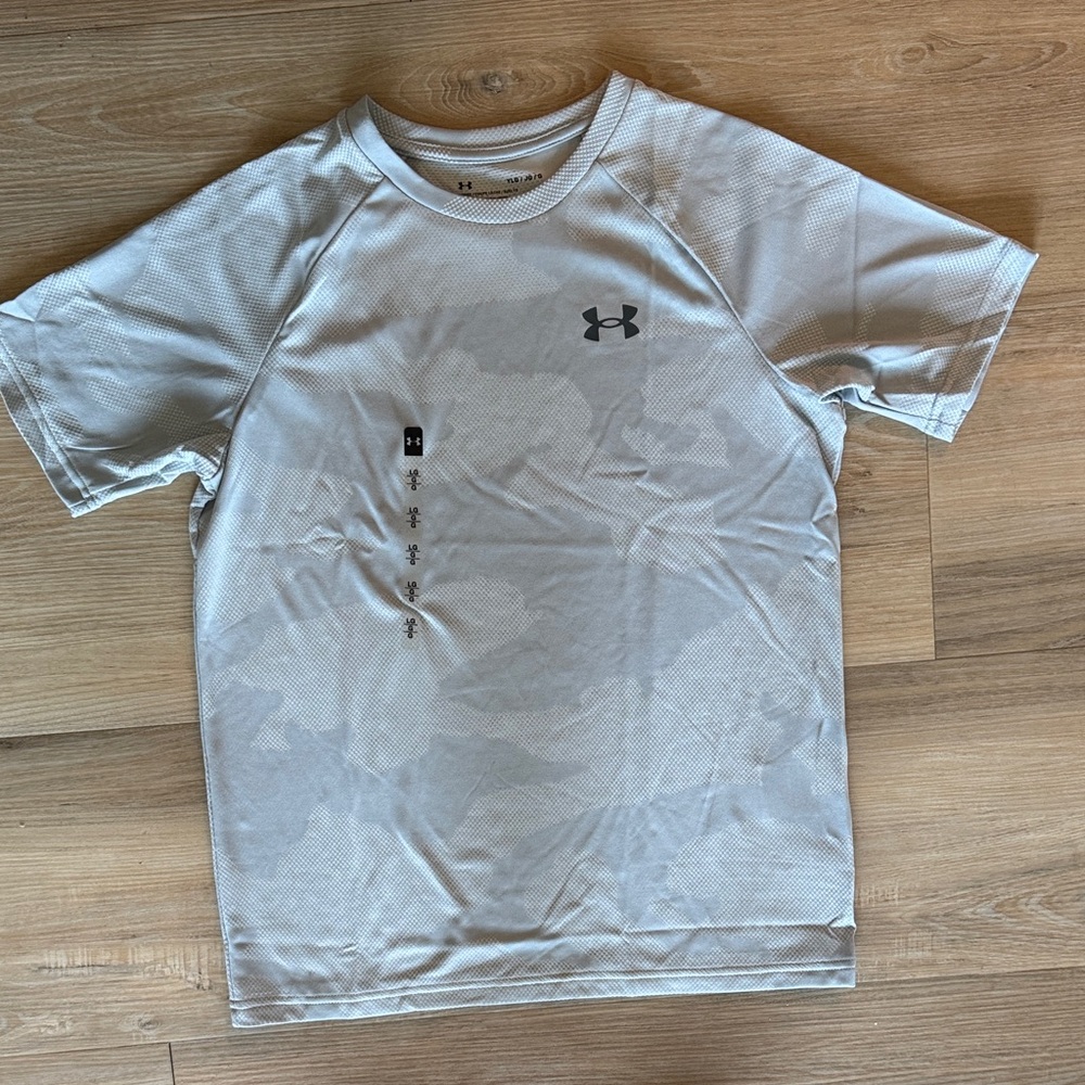Under Armour Kids Light Gray Short Sleeve Tee